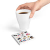 Fashionista Printed Ceramic Coaster Set