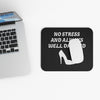 Black 'No Stress' Design Mouse Pad