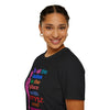 Black Multi 'To All The Ladies' Cotton Softstyle T-Shirt