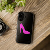 Black Stylish Pink Heel Tough IPhone Case