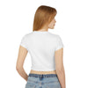 White Music is Life Women's Crop Tee