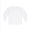 White 'Music is Life' Long Sleeve Tee - Unisex Ultra Cotton Shirt