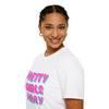 White & Pink 'Pretty Girls Pray' Softstyle T-Shirt