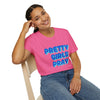 Pink & Blue 'Pretty Girls Pray' Softstyle T-Shirt