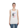 White Multi 'To All The Ladies' Cotton Tank Top