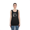 Black Unisex Heavy Cotton Tank Top - 'Music is Life' Design