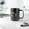 Black "Music is Life" Mug (11oz, 15oz)