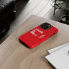 Red 'Music is Life' IPhone Case