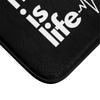 Black Music Is Life Bath Mat - Soft Absorbent Floor Mat