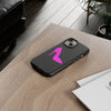 Black Stylish Pink Heel Tough IPhone Case