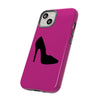 Pink Stylish Black Heel Tough Iphone Case