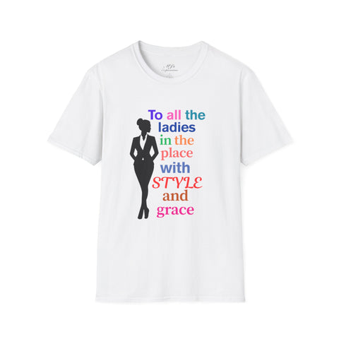 White 'All The Ladies' Softstyle T-Shirt