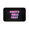 Black & Pink 'Pretty Girls Pray' Bath Mat