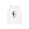 White Multi 'To All The Ladies' Cotton Tank Top