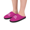 Dark Pink Women’s 'No Stress' Design Cozy House Slippers