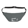 Gray Music is Life Fanny Pack