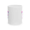 White & Pink 'Pretty Girls Pray' Ceramic Mug