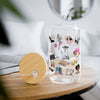Fashionista Printed Sipper Glass - 16oz Stylish Drinkware with Fashion Illustrations