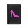 Black With Pink High Heel Passport Cover
