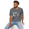 Gray & White 'Music Is Life' Unisex Softstyle Graphic T-Shirt
