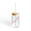 Pink High Heel Sipper Glass - 16oz Fashion Drinkware