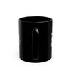 Black "Music is Life" Mug (11oz, 15oz)