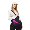 Black With Pink High Heel Tote Bag