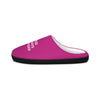 Dark Pink Women’s 'No Stress' Design Cozy House Slippers