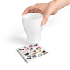Fashionista Printed Ceramic Coaster Set