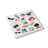 Fashionista Printed Ceramic Coaster Set