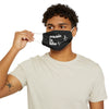 Black 'Music is Life' Snug-Fit Polyester Face Mask