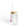 Pink High Heel Sipper Glass - 16oz Fashion Drinkware