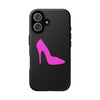Black Stylish Pink Heel Tough IPhone Case