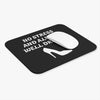 Black 'No Stress' Design Mouse Pad