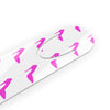 White & Pink Stylish High Heel Bookmark