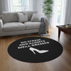Black & White 'No Stress' Round Rug (60" × 60" )