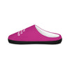 Dark Pink Women’s 'No Stress' Design Cozy House Slippers