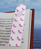 White & Pink Stylish High Heel Bookmark