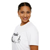 White 'Music Is Life' Unisex Softstyle Graphic T-Shirt