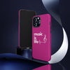 Pink 'Music is Life' IPhone Case
