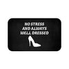 Black & White 'No Stress' Design Bath Mat Rug