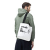 White 'Music is Life' Tote Bag
