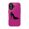 Pink Stylish Black Heel Tough Iphone Case