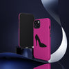 Pink Stylish Black Heel Tough Iphone Case