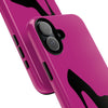 Pink Stylish Black Heel Tough Iphone Case