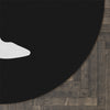 Black & White 'No Stress' Round Rug (60" × 60" )
