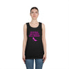 Black & Pink 'No Stress' Tank Top - Heavy Cotton