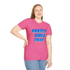 Pink & Blue 'Pretty Girls Pray' Softstyle T-Shirt