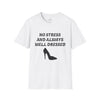 White 'No Stress' Soft-Style T-Shirt