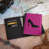 Pink With Black High Heel Passport Cover